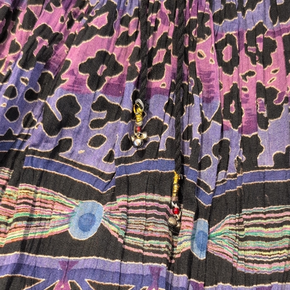 313 โจ Y2K Boho Siren Mini Skirt โจ Midnight Amethyst โข Mystic โข Indie Leopard โข - Picture 4 of 6